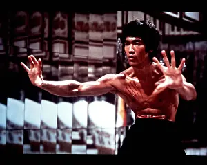 Lac0044 Prints: Bruce Lee In Enter The Dragon
