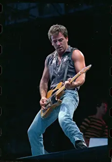 Bruce Springsteen Playing Guitar