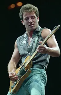 Bruce Springsteen Playing Guitar