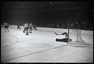 Bruins and Black Hawk Hockey Game