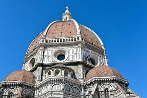 Images Dated 28th August 2015: The Brunelleschi dome and two apses of the Santa Maria del Fiore cathedral