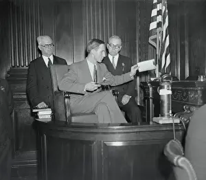 Trenton Prints: Bruno R. Hauptmann During Trial