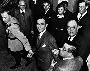 Bruno Richard Hauptmann Leaving County Courthose