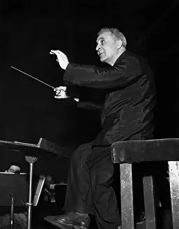 Rehearsal Prints: Bruno Walter During Rehearsal