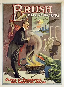 Magician Prints: Brush, The King Of Wizards