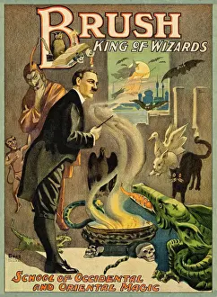 Bats Prints: Brush King of Wizards