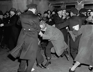 Huty30660 Prints: Brush with Police at Bund Meeting