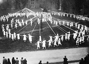 May Day Prints: Bryn Mawr Students Dance Around May Pole