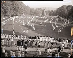 May Day Prints: Bryn Mawr Students Dance Around Maypole
