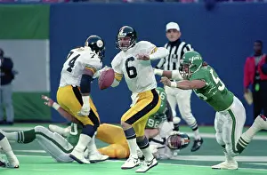 Pittsburgh Steelers Prints: Bubby Brister Passing Football