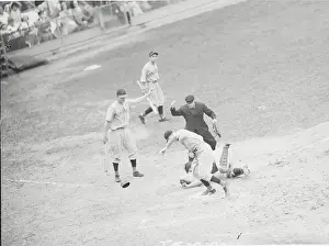 Bucky Walters Scoring Home Run