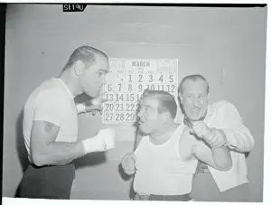 Bud Abbott Restraining Lou Costello