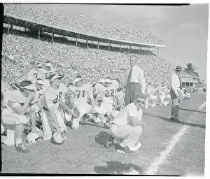 Sideline Prints: Bud Wilkinson Speaking to Players