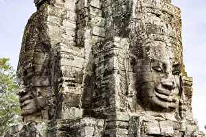 Images Dated 16th July 2006: Buddha carved faces in Bayon Temple