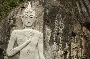 Buddha sculptures, Buddha Cave, Mae Cham, Chiang Rai Province, Northern Thailand, Thailand, Asia