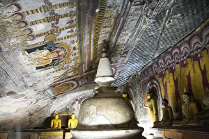 Images Dated 21st August 2010: Buddhas in the Dambulla cave temple