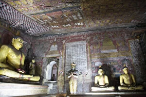 Images Dated 21st August 2010: Buddhas in the Dambulla cave temple