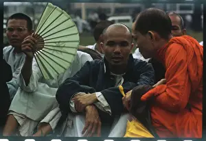Sit In Prints: Buddhist Monk Talking to Thich Tri Quang