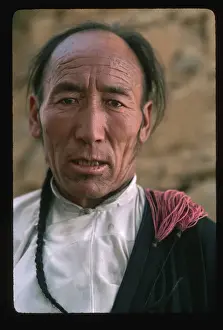 Buddhist Prints: Buddhist Monk in Tibet