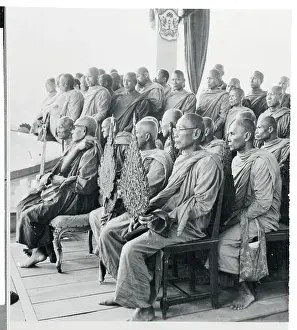 Buddhist Monks Praying