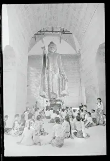 Loyalty Prints: Buddhists Underneath Statue
