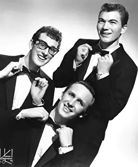 Necktie Prints: Buddy Holly And The Crickets Portrait Session