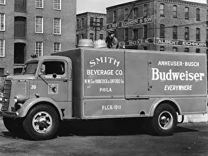 Lorry Prints: Budweiser Lorry