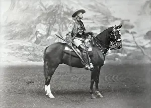 Killer Prints: Buffalo Bill On Stage On Horse