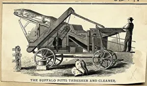 Buffalo Prints: The Buffalo Thresher And Cleaner
