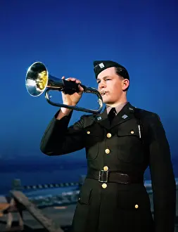 Bugler in US Military