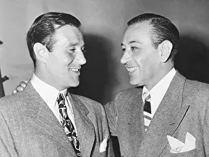 Law Court Prints: Bugsy Siegel and George Raft