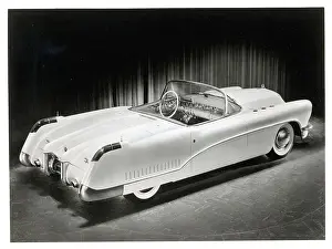 Chrome Prints: Buick Model Convertible On Show Floor