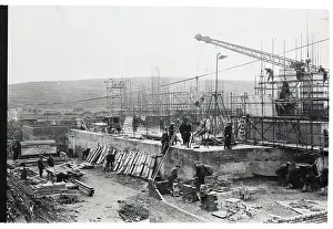 Building Construction Prints: Building of Atomic Reactors in Britain
