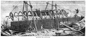 Building the Cleopatra cylindrical vessel for transporting Cleopatras Needle