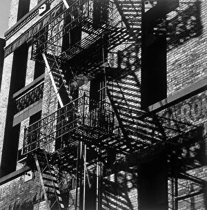 Images Dated 8th June 2004: Building facade with fire escapes