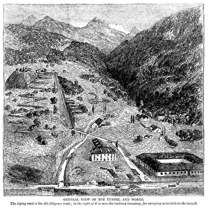 The building of the Mont Cenis Tunnel (The Fréjus Rail Tunnel)