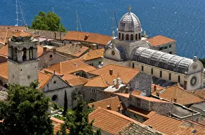 Sibenik Prints: Building of St. Jacobs cathedral