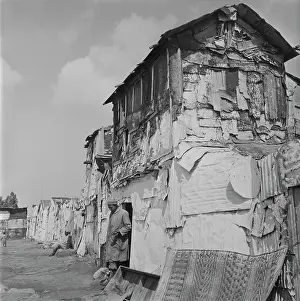 Huty33006 Prints: Buildings in A Moroccan Shanty Town