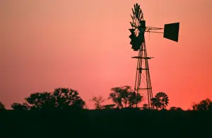 built structure, color image, fuel and power generation, full length, horizon over land