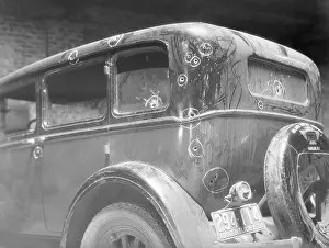 Kentucky Prints: Bullet-Riddled Cop Car