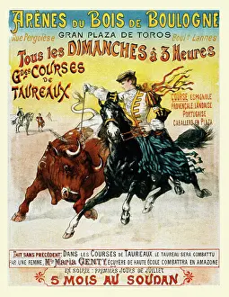 Arc0011090 Prints: Bullfight At The Bois De Boulogne