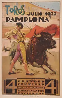 Huty 16882 Prints: Bullfighting Poster