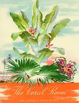 Pasadena Prints: Bullock's, Coral Room