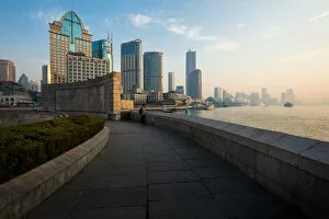 Images Dated 7th February 2015: The Bund in the morning, Shanghai