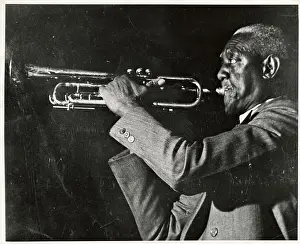 Bunk Johnson Playing Trumpet