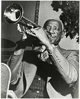 Bunk Johnson Playing Trumpet