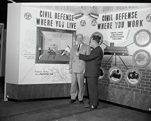 Civil Defense Prints: Burdick and S. H. Grinnell and Civil Defense Display