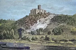 City Portrait Prints: Burg Lahneck, is a medieval fortress in the town of Lahnstein in Rhineland-Palatinate