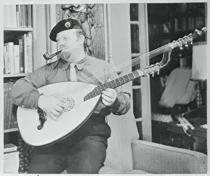 Burl Ives with Special String Instrument
