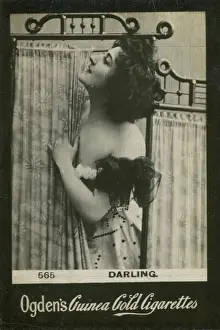 Burlesque Stage Actress, Ogden's Cigarette Card, circa 1894-1907